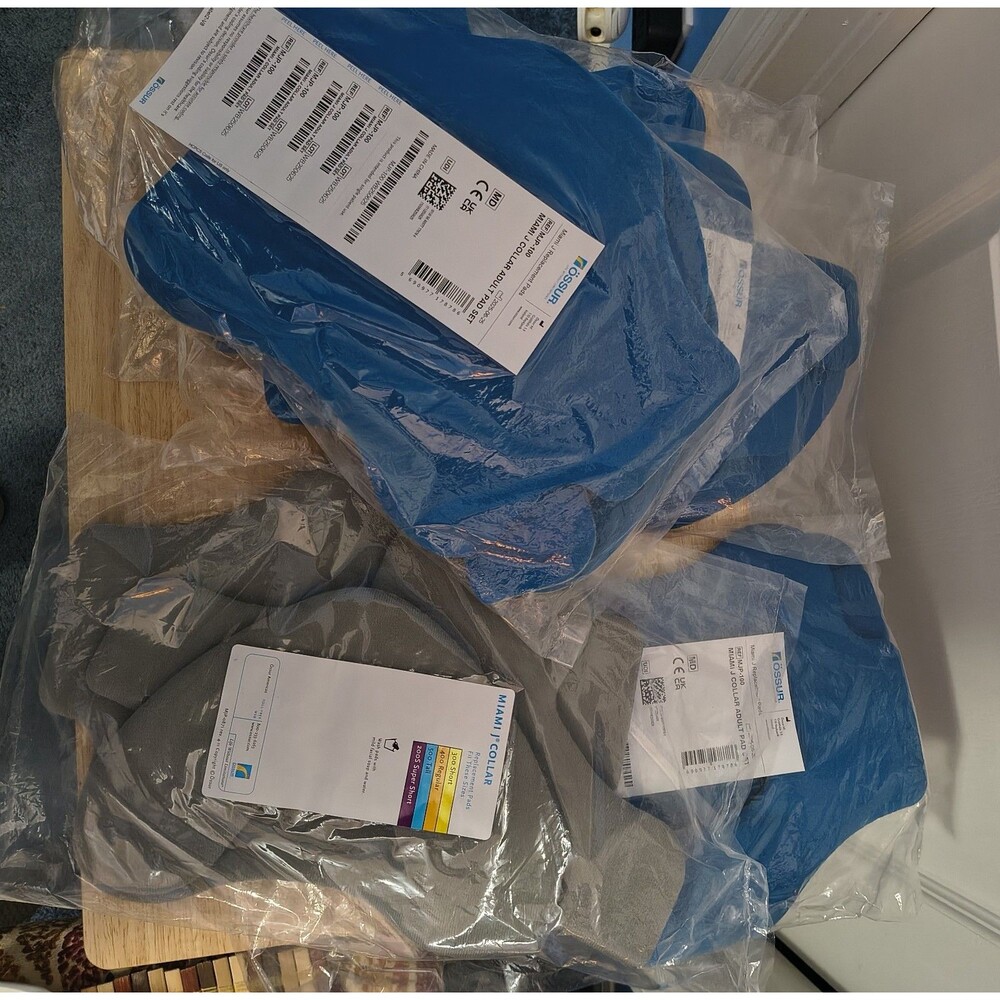 Ossur MJP-100 Miami J Collar Adult Pad Set, New & Sealed.